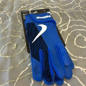 Nike Force Edge Blue Gloves